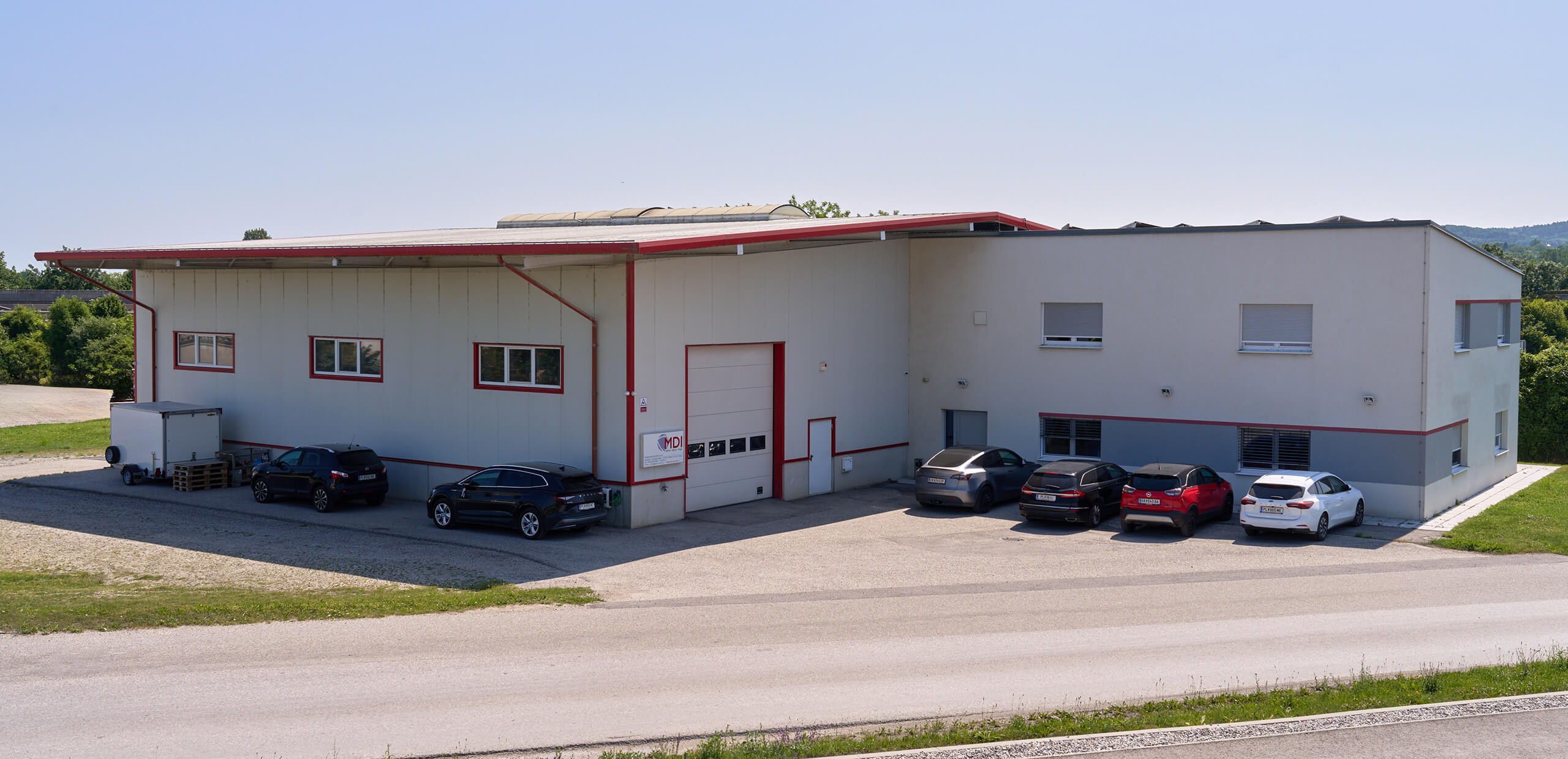 Firmengebäude der MDI Röntgentechnik GmbH & Co KG in Nußdorf ob der Traisen