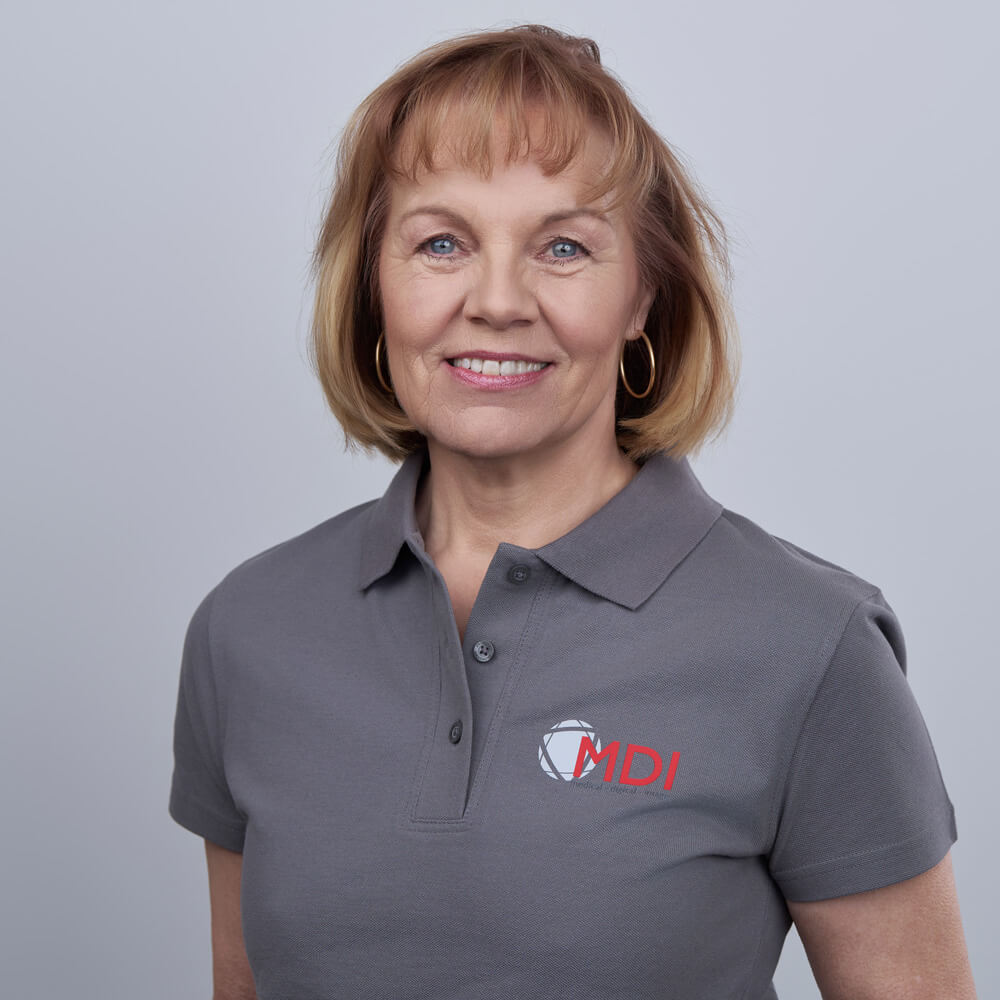 Portrait von Heidrun Schlögl, Administration bei MDI Röntgentechnik GmbH & Co KG
