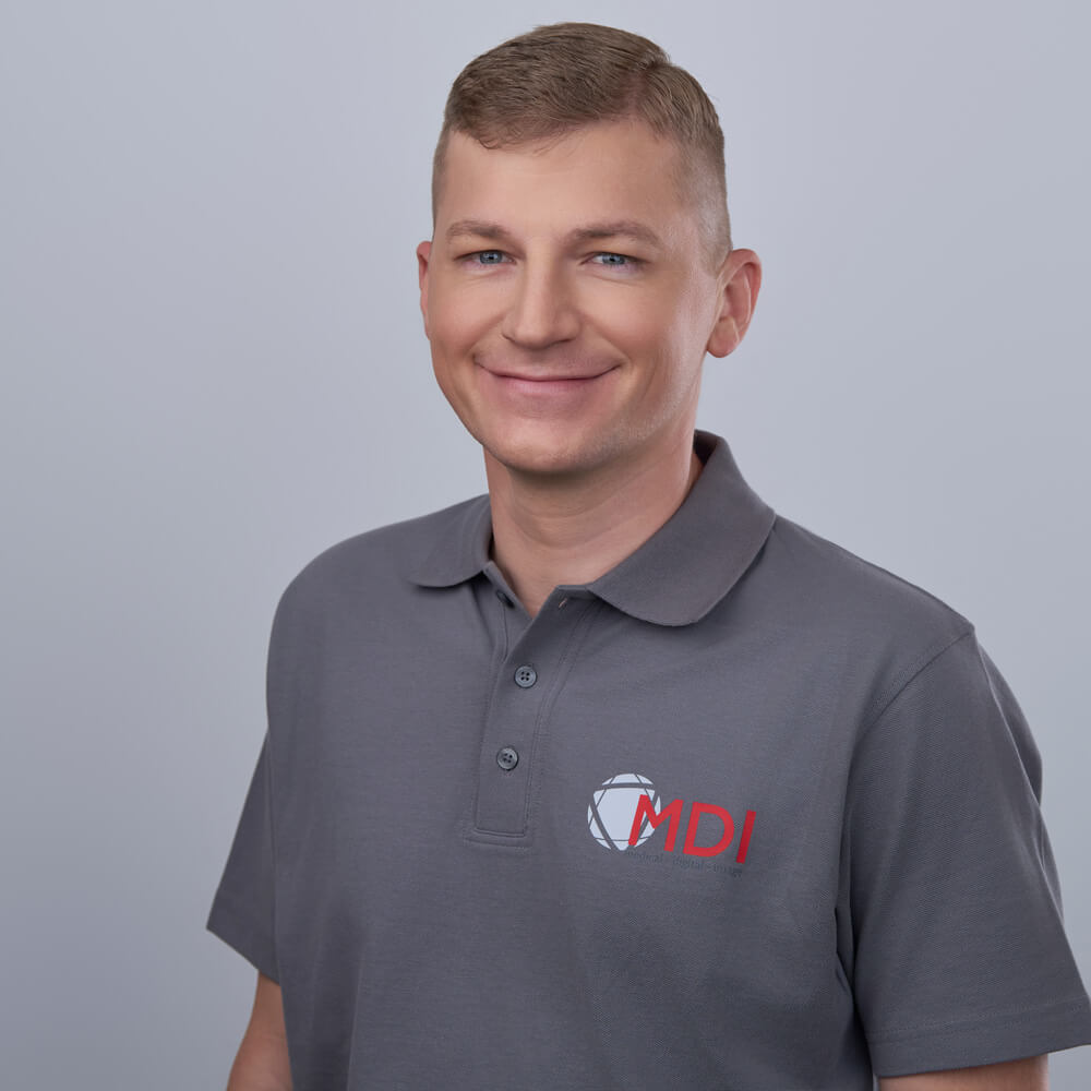 Portrait von Thomas Almeder, Technik bei MDI Röntgentechnik GmbH & Co KG